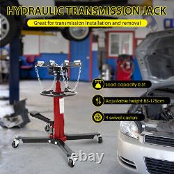 0.5Ton/1100lbs Heavy Duty Hydraulic Transmission Gearbox Jack Lift Auto Garage