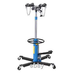 0.5Ton Hydraulic Transmission Gearbox Jack Stand Foot Pedal Lift Handwheel Lower
