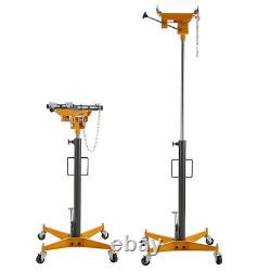 0.5Ton Vertical Hydraulic Transmission Gearbox Jack Lift Stand Auto Garage Tools