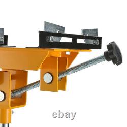 0.5Ton Vertical Hydraulic Transmission Gearbox Jack Lift Stand Auto Garage Tools