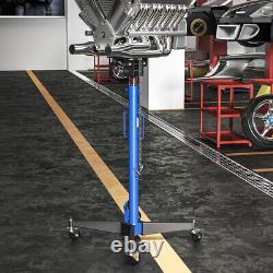 0.5 Ton Blue Vertical Hydraulic Gearbox Transmission Garage Jack Lift Car Hoist