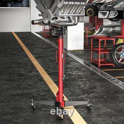 0.5 Ton Vertical Hydraulic Gear Transmission Swivel Jack Lift Car Hoist Stand UK