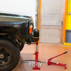 10 Ton Hydraulic Porta Power Jack Air Pump Lift Ram Car Body Repair Kit Workshop