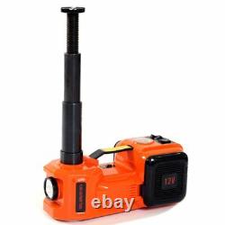 12V 5.0 Ton Electric Hydraulic Floor Jack Lifting Tool Tire Inflator 3 in 1 Set
