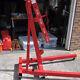1 Ton Hydraulic Folding Engine Crane Stand Hoist Lift Jack Foldable Frame&wheels