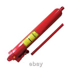1 Ton Red Folding Engine Crane Stand Heavy Duty Hydraulic Lift Jack with Wheels