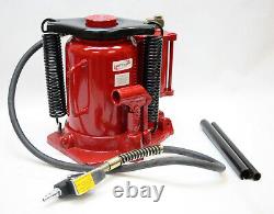 20 TON AIR over Hydraulic BOTTLE JACK Butterfly Trigger Automotive Lift Tools