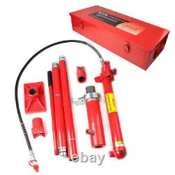 Skroutz 20 Ton Hydraulic Jack Air Pump Lift Porta Power Ram Repair Tool Kit Set W/Case 