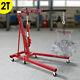 2ton Hydraulic Folding Engine Crane Stand Hoist Lift Jack Garage Workshop Red Uk