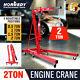2ton Hydraulic Folding Engine Crane Stand Jack Workshop Garage Hoist Lift Lifter