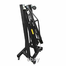 2Ton Mobile Hydraulic Folding Engine Crane Stand Jack Workshop Hoist Lift Lifter