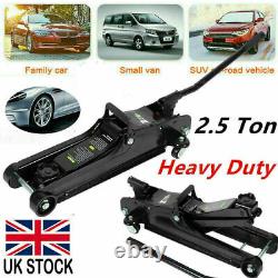 2.5Ton Heavy Duty Hydraulic Car Auto Trolley Black Floor-Jack Lifting Stand Tool