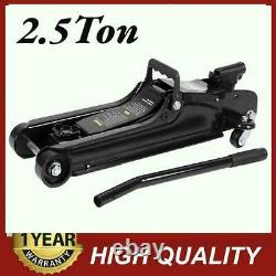 2.5Ton Heavy Duty Hydraulic Car Auto Trolley Black Floor-Jack Lifting Stand Tool