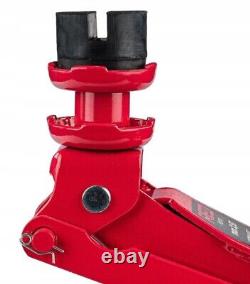 2.5 Ton 75mm Ultra Low Profile Trolley Jack Fast Lift Dual Pump red technic