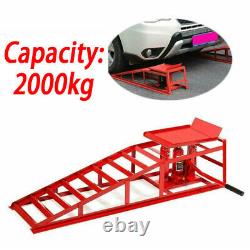 2x Car Ramps Lift Lifting Hydraulic Jack 2 Ton Heavy Duty Workshop Garage 2000kg