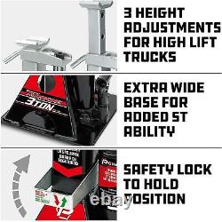 3Ton Bottle Jack Stand Automotive Floor Car Truck Garage WideBase Hydraulic Lift