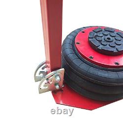 3Ton Pneumatic Triple Airbag Car Jack Lift Height 400 mm Trolley Car Stands Lift