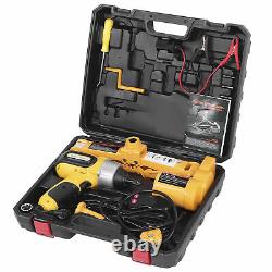 3 Ton 2 in 1 Electric Automotive Lifting Car-Jack Emergency + Impact Wrench Set