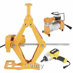 3 Ton 3 in 1 Car Electric Jack Lift + Impact Wrench+ Safety Air Pump Set