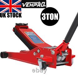 3 Ton 75mm Ultra Low Profile Entry Trolley Jack High Lift Garage Vehicle Car
