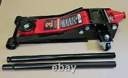 3 Ton 75mm Ultra Low Profile Trolley Jack Fast Lift Garage Car Floor Lifting