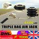 3 Ton Car Air Jack Trolley Jack Lift Triple Bag Pneumatic Operated 400mm Lift H