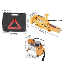 3 Ton Electric Car Tyre Jack Lift Kit with 12V Auto Car Floor Jack Impact Wrench