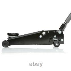 3 Ton Heavy Duty Trolley Jack With 6 Ton Axle Stands with 465mm Lifting Height