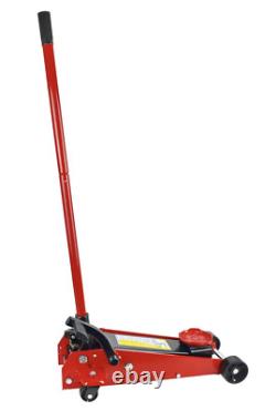 3 Ton Tonne Heavy Duty industrial floor jack Large Body with quick lift peddle