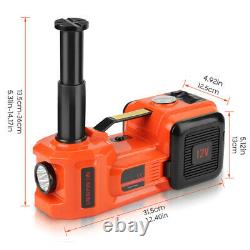 3 in 1 5Ton 36CM Lift Car Electric Jack + Safety Hammer + Air compressor 150psi