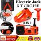 3in1 Electric Hydraulic 5ton Car Floor Lift Jack Tire Inflator Pump 12v Led Ger