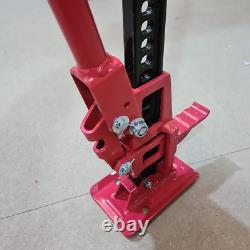 48 XO High Lifting Farm Jack / Ratchet for Off Road Recovery 3 tons + Jack Base