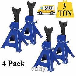 4PCS Car Jack Stand Axle For Vehicle Holder Lift Tool 3T Garage Workshop Repair