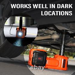 4in1 5 Ton 12V Car Electric Hydraulic Floor Jack Lift + Impact Wrench Kit Box UK