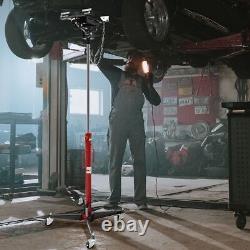 500KG Vertical Hydraulic Gear Transmission Garage Jack Lift Car Hoist 0.5 Ton