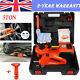 5ton 12v Car Electric Floor Hydraulic Jack Lift Garage With Impact Wrench 3.5m