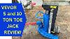 5 And 10 Ton Toe Jack Unboxing Make A New Handle And Use
