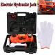 5 Ton 12v 150w Lift Car Auto Electric Hydraulic Jack +safety Hammer Plastic Case