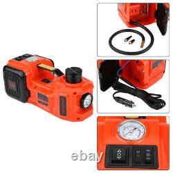 5 Ton 12V DC 3 in 1 Car Electric Hydraulic Floor Jack Lift+Impact Wrench Kit UK