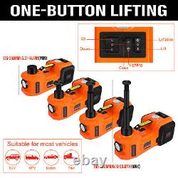 5 Ton 12V Electric Hydraulic Automatic Car Jack Lift Kit with Impact Wrench Repair