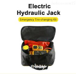5 Ton Auto Electric Hydraulic Jacks Lifting Tire Change Car SUV Repair Tool 12V