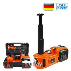 5 Ton Car Jack Electric Hydraulic Floor Jack Lift 45CM WITH Tire Inflator Pump