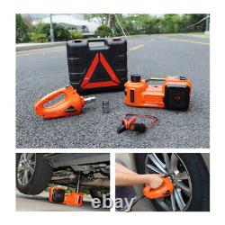 5 Ton Car SUV Electric Hydraulic Floor Jack Lift 12V 5T with Impact Wrench Set