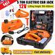 5 Ton Electric Car Jack Kit 12v Auto Car Floor Jack Lift With Impact Wrench & Case