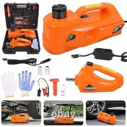 5 Ton Electric Hydraulic Car Floor Jack Lift + Impact Wrench Tyre Emergency Tool