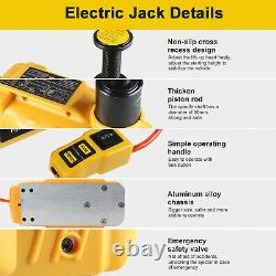 6 Ton Electric Hydraulic Floor Jack 12V Car Jack Lift Impact Wrench Repair Tool