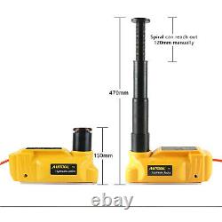 6 Ton Jack Stand 12V Electric Hydraulic Floor Jack Lift for Car SUV Repair Tool