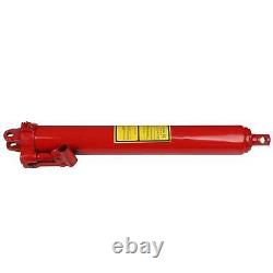 8 Ton Hydraulic Jack Long Ram Manual Arm Replacement Engine Lift Hoist Cherry