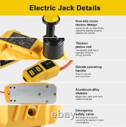 AUTOOL 6Ton Hydraulic Electric Floor Jack 12V Car Lifting Jack Emergency Tool
