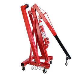 Adjust 1 Ton Hydraulic Folding Engine Crane 1 Tonne Cranes Hoist Stand Lift Jack